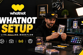 setup whatnot live selling obs overlays and professional auction streaming