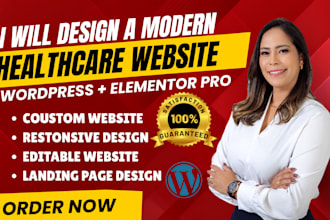build wordpress corporate website business website agency website with elementor