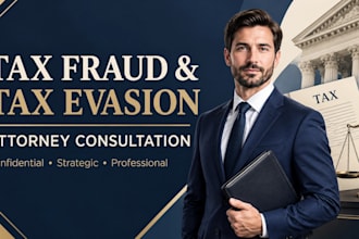 provide tax fraud and tax evasion attorney consultation