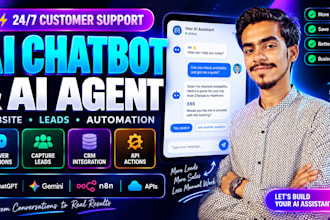 build an ai chatbot and ai agent for your website