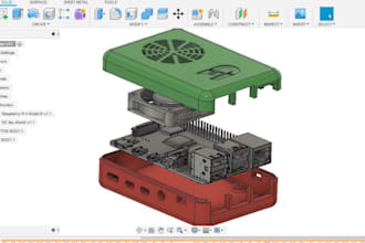 design a custom electronics enclosure in fusion 360 for 3d printing