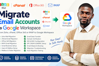 migrate zoho mail cpanel office365 imap email accounts to google workspace