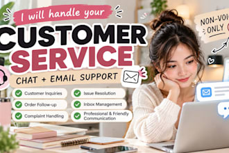handle your customer service chat and email support