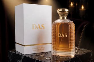 create 3d perfume bottle animation ai luxury product video ai commercial video
