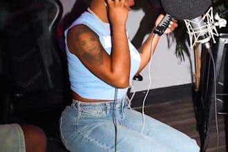record female gospel lead vocals, backing vocals and harmonies