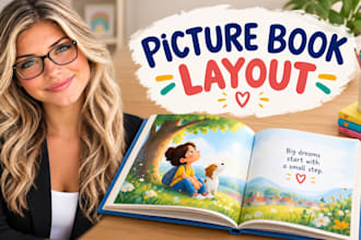 design and format your children picture book interior layout