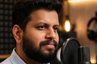 be your male session singer for malayalam and hindi songs