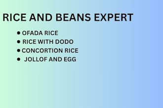 do rice and beans with stew