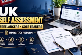 prepare UK self assessment tax for freelancers, sole traders