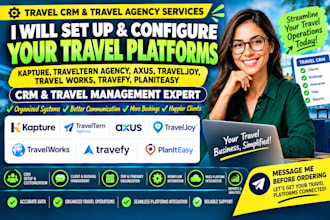 kapture travel tern agency axus CRM traveljoy travel works travefy planiteasy
