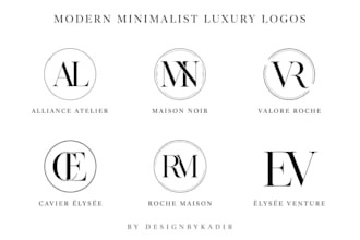 design a modern minimalist luxury logo