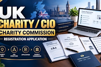 prepare your UK charity or cio registration application