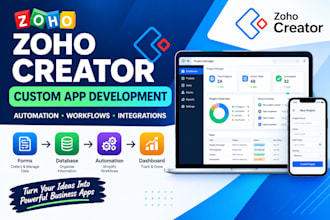 build a custom zoho creator app and automate your business
