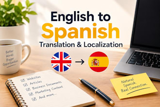 translate and localize english content into european spanish