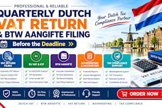 do quarterly dutch vat return and btw aangifte filing before the deadline