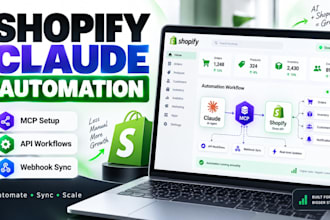automate shopify inventory sync with claude code mcp agents API and webhooks
