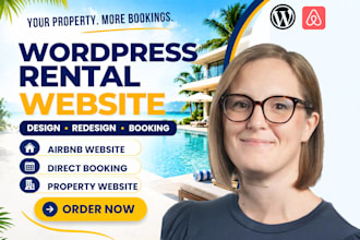 make hotel booking website wordpress or airbnb website property listing rental