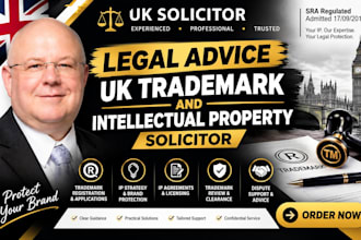 draft legal advise on UK trademarks intellectual property and ukipo matters