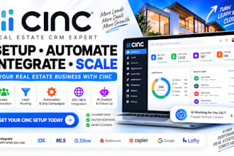 cinc lead generation, mls, idx integration, ai chatbot automation, CRM migration