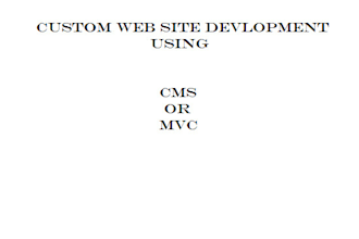 create a custom website