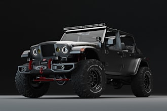 3d car model, game ready vehicle, automotive rendering, car visualisation