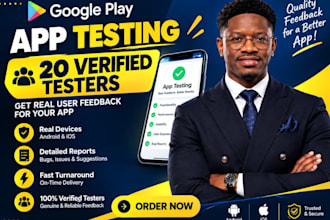 website testing, app testing, QA testing, usability testing and bug reporting
