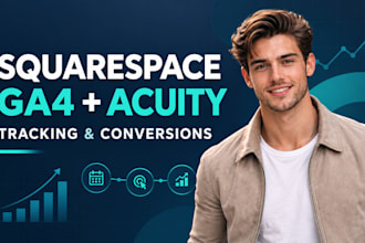 fix acuity tracking, conversion tracking, booking analytics, squarespace ga4 web