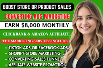 promote shopify store, clickbank affiliate marketing amazon affiliate website