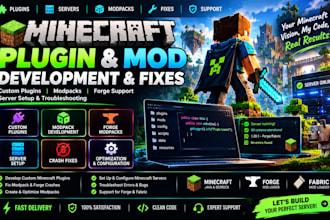 develop plugin mod minecraft server fix mod pack  forge modpack crashe minecraft