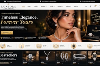 build luxury jewelry store jewelry website jewelry ecommerce store jewelry shop