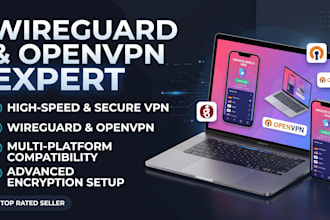 setup a fast and secure wireguard or openvpn server