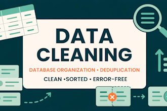 fix messy spreadsheets, remove duplicates, and format data