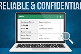 do professional data entry, excel spreadsheet formatting, and admin supp