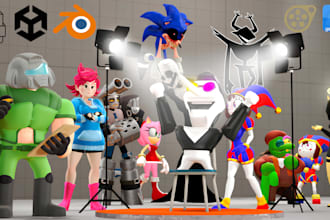 port, create custom sfm model, fnaf model, gmod playermodel, tf2 model, mmd, vrc