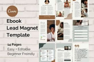 design lead magnet ebook graphics etsy digital product graphics