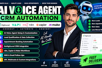 ai voice agent gohighlevel vapi ai automation lead qualification n8n zapier make