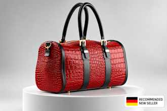 design leather product modeling luxury bag accessory rendering fashion brands