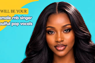 be your male rnb singer and record soulful pop vocals