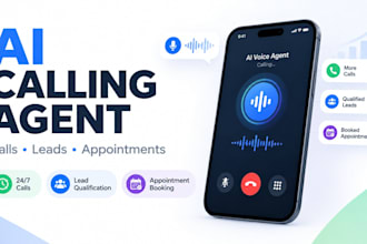 build an ai calling agent for cold calling, lead qualification and appointments