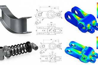 do fea analysis, cfd, ansys fluent,mold flow fea mechanical design in solidworks