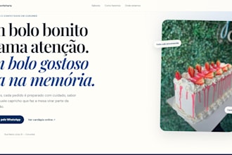 make a website or landing page for your need