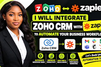 l set up zoho CRM make com integration and automate your business workflows