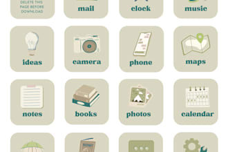 create a full app icon set in multiple styles