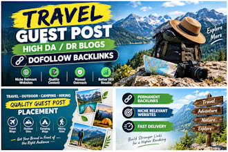 publish travel guest post backlink on outdoor camping blogs