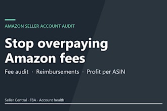 audit your amazon seller account for fees, reimbursements and profit