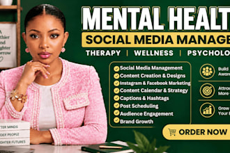 be your mental health therapy and wellness social media marketing manager
