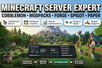 create fix optimize minecraft modpack cobblemon server forge spigot paper server