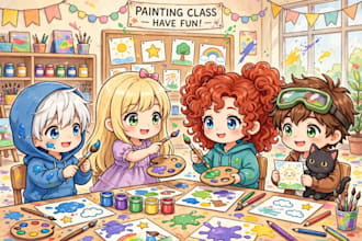children story book illustration children story children story book