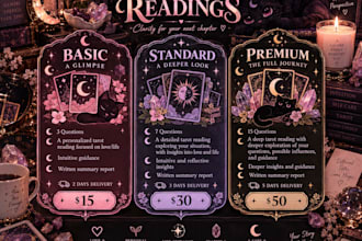 provide a personalized tarot reading for love and life