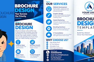 business brochure company profile, flyer and proposal